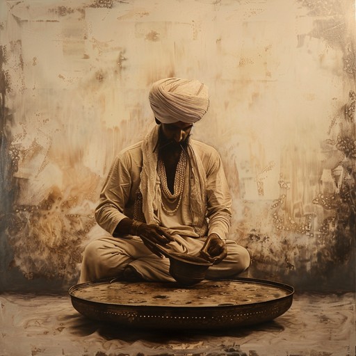 This track blends traditional punjabi dhol beats with contemporary electronic elements, creating a dynamic and upbeat soundscape that captures the essence of both modern and classic vibes. Accordion-like synths intertwine with powerful percussion, bringing a festive, high-energy feel that is perfect for dance and celebration.
