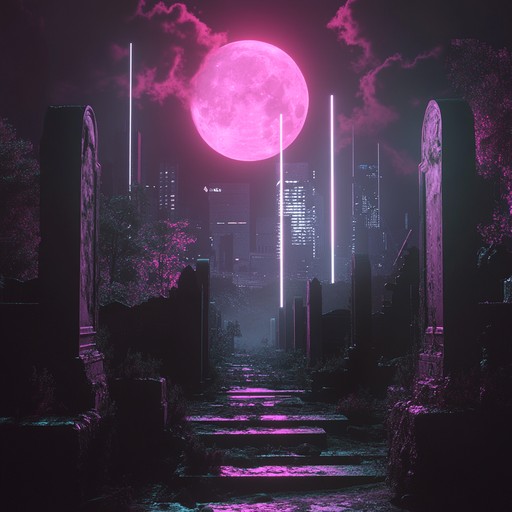 Dive into a surreal soundscape where eerie, neon lit nights come to life. With suspenseful synthesizer melodies, this electropop track evokes a hypnotic, otherworldly atmosphere. The haunting beats and dark, shimmering textures create an intense, spine tingling experience, perfect for late night drives or eerie explorations.