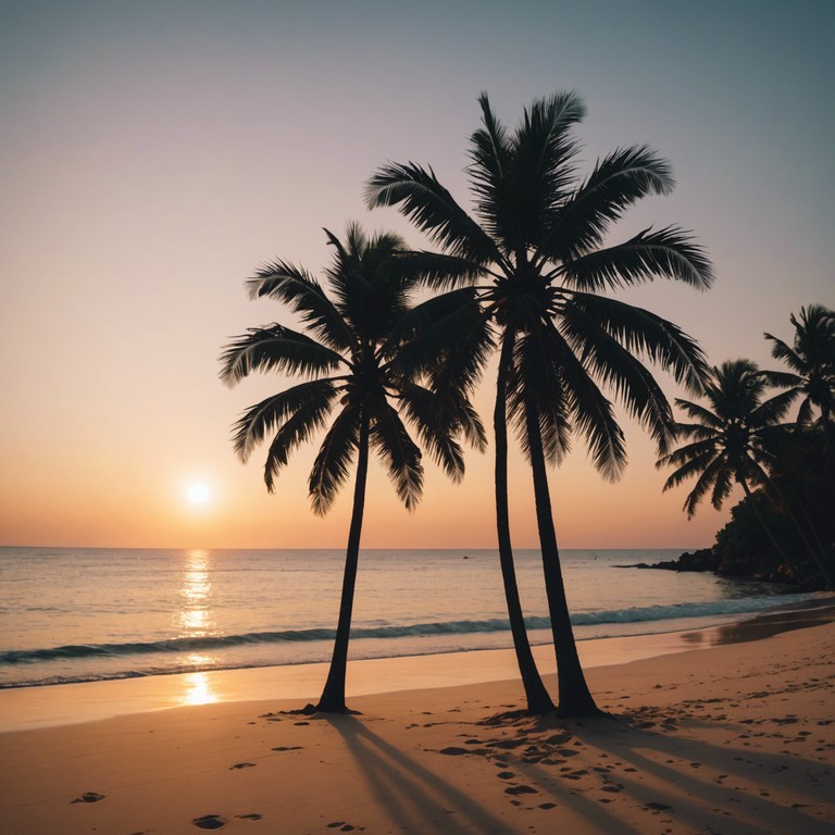 This instrumental track is designed to transport listeners to a tranquil, sun soaked island where the soothing sounds of gentle waves and distant wildlife form a serene symphony. The landscape of sound is crafted with a delicate touch, ideal for unwinding or meditating.