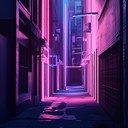 an eerie instrumental track with haunting synths and retro vibes