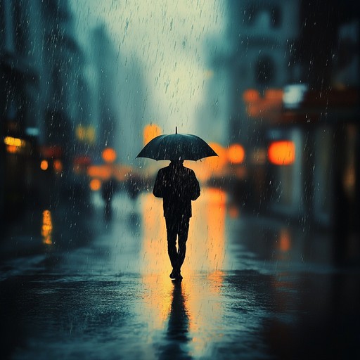 Invoke solitude and deep thoughts with gentle guitar riffs, soft rock rhythms, and an atmospheric ambiance, perfect for introspective rainy days.