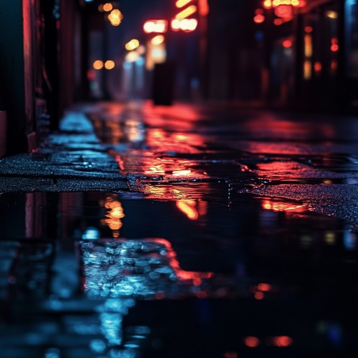 A blend of deep bass grime beats paired with reflective piano melodies echoing through urban life's complexity, set under a backdrop of a steady rain, evoking thought provoking introspection.