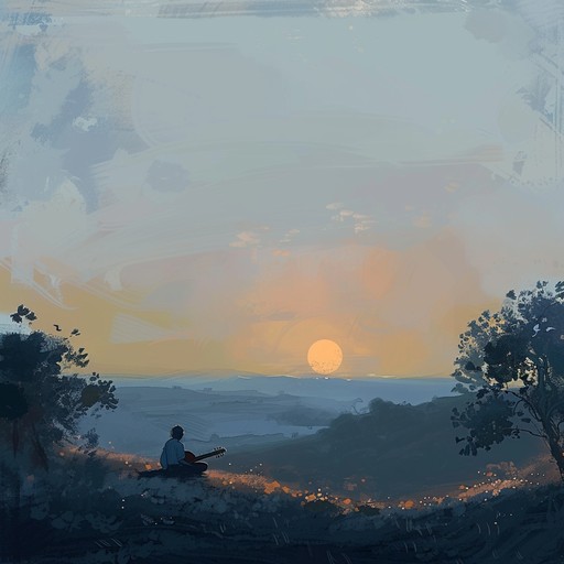 Immerse yourself in a world of gentle, flowing melodies as the intricate plucking of strings evoke a deep sense of nostalgia and sacredness. This piece offers a peaceful and heartwarming embrace, perfect for moments of quiet reflection and emotional solace.