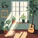 an uplifting lo fi track that inspires hope and bright energy.