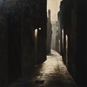 evocative eerie music for mysterious scenes.