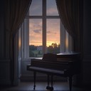 a tender neoclassical piece echoing at sunset's quiet moment.
