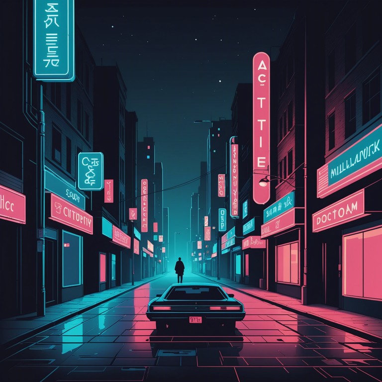 A seamless blend of subtle urban rhythms with layered hypnotic melodies creating a soundscape perfect for nighttime city exploration. This track uses deep bass lines and atmospheric synths to give listeners a sense of the bustling, mysterious life of the city after dark.
