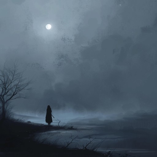 A hauntingly beautiful track that casts shadows and light with its deep, slow pulses, subtle atmospheric layers, and a sensation of serene solitude. The instrumental invites listeners to a world of introspective peace and nighttime intrigue