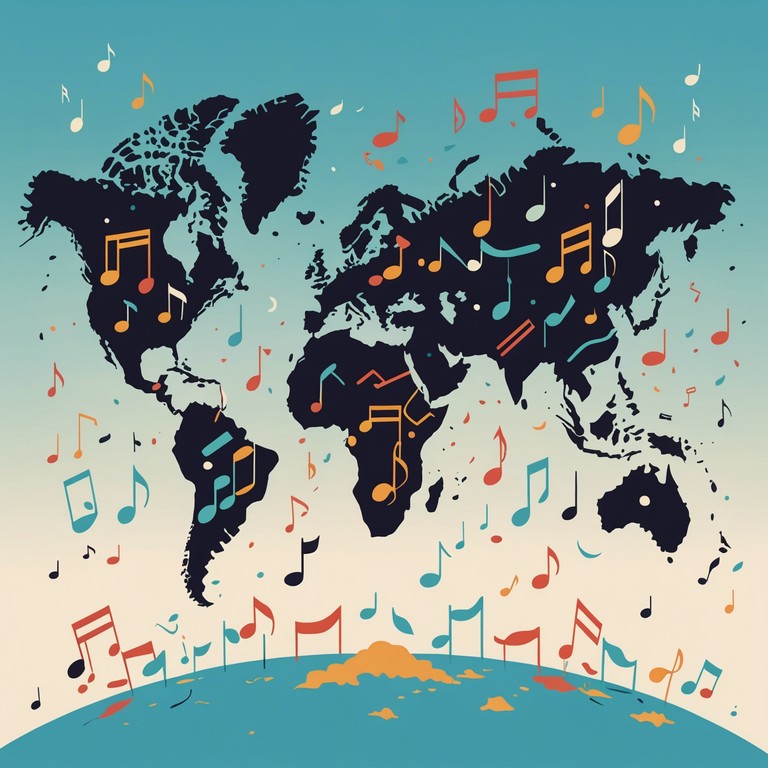 This track is a musical embrace, mixing elements from various world regions to create a serene, joyful, and heartwarming experience. It focuses on delivering uplifting melodies that mirror the colorful and harmonic connections between different cultural soundscapes.