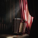 instrumental cabaret piece with dark, sophisticated, and vintage tones