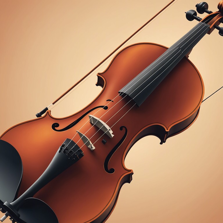 Echoes through time features a minimalist approach to classical music with calming violin chords that provide a meditative experience, perfect for quiet contemplation or as a gentle acoustic background.