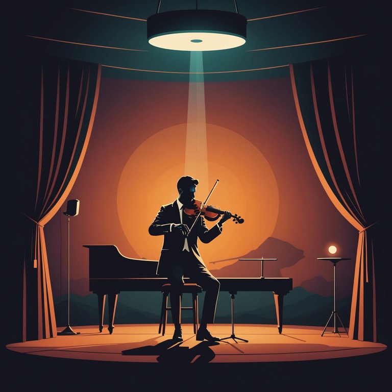 Immerse yourself in a profound musical experience that brings the allure of jazz and the refinement of a classic era together. The violin serenades as the cornerstone of this unique blend, where each note is a key to the past, unlocking a world where elegance reigns supreme.