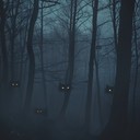 haunting drones and sparse piano notes create suspense