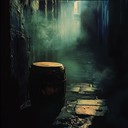 haunting rumba instrumental featuring eerie rhythms and unsettling melodies.