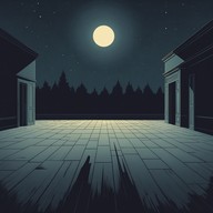 sparse piano notes evoke silent contemplation