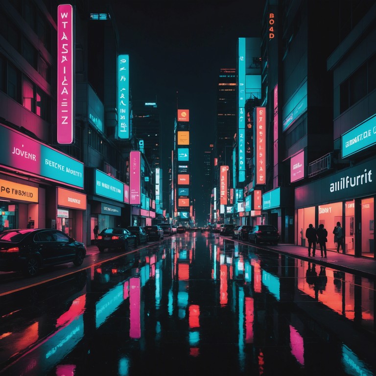 Combining distinctly urban rhythms with the ethereal feel of surreal dreamscapes. Imagine walking through a city painted in neon lights, each beat reflecting off skyscrapers as echoes of footsteps mix with a subtle bass line. The entire track would weave these elements into a vibrant tapestry of sounds and sights, hinting at the mysteries hidden in the hustle of urban nights.