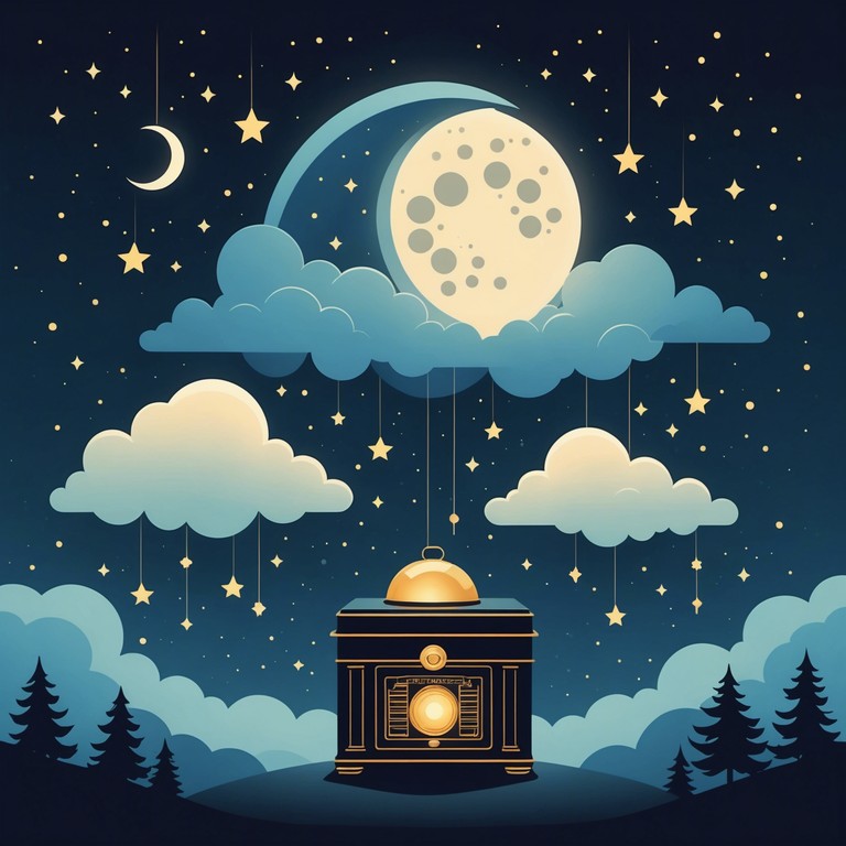 This track combines the innocence of traditional nursery rhymes with a mystical, ethereal layer that beckons the listener into a world of magical dreams and tranquil rest. Soft, soothing tones provide a lullaby like feel, completed with ambient soundscapes to ensure a deep, sound sleep.