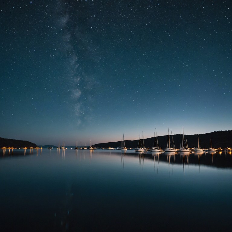 Imagine drifting in a small boat across havana's peaceful harbor, the night sky filled with stars, and the distant city lights twinkling. The air carries the soft beats of mambo, blending with the gentle lapping of the waves against the wooden hull.