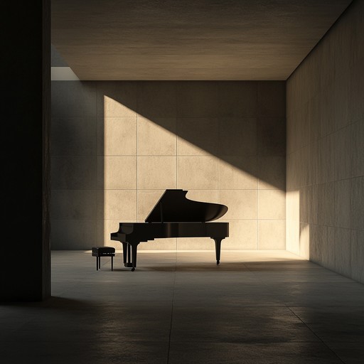 A minimalist composition that employs delicate piano notes amidst stretches of silence. These carefully chosen notes create a haunting yet engrossing sense of tension, keeping the listener on edge. Each pause amplifies the anxiety, making the sparse moments of sound feel more impactful.