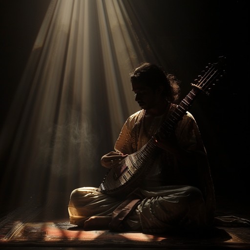 Experience intense suspense through sitar and tabla combined, steeped deeply in hindustani traditions, delivering haunting and mysterious vibes throughout.