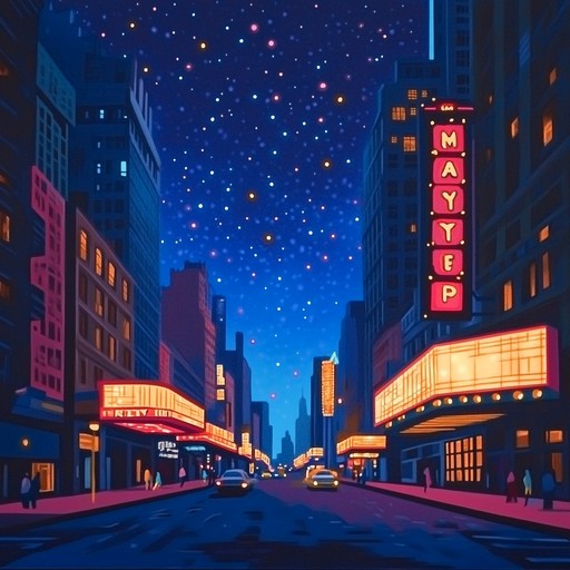 An energetic instrumental piece that encapsulates the vibrancy and excitement of broadway, featuring dynamic trumpet melodies and lively rhythms that evoke the feeling of a bustling city coming to life.