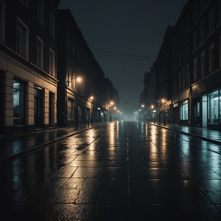 Imagine a peaceful, introspective journey through a melancholic, rain soaked cityscape. With each beat echoing the gentle patter of rain, this track combines the somber tone of solitude with a comforting, introspective ambiance. A subtle lofi crackle overlays the melody, adding a nostalgic, timeless quality that invites listeners to reflect and find solace in their solitude.