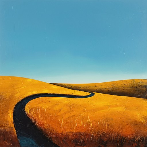 This instrumental composition features a troubadour melody that inspires hope and dreams of a brighter future. It evokes the imagery of rolling golden fields under a sunny sky, encapsulating the essence of a wanderer's journey through nature. The guitar strings blend harmoniously with gentle percussion, creating a heartfelt tune that carries listeners on a hopeful voyage.