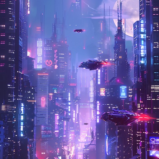 Immerse yourself in the intricate soundscape of a futuristic cityscape with this smooth cyberpunk instrumental track. Synths weave hypnotic melodies over pulsating basslines, creating an atmospheric journey through neon lit streets and towering skyscrapers. The perfect accompaniment for late night drives or moments of introspective reflection.