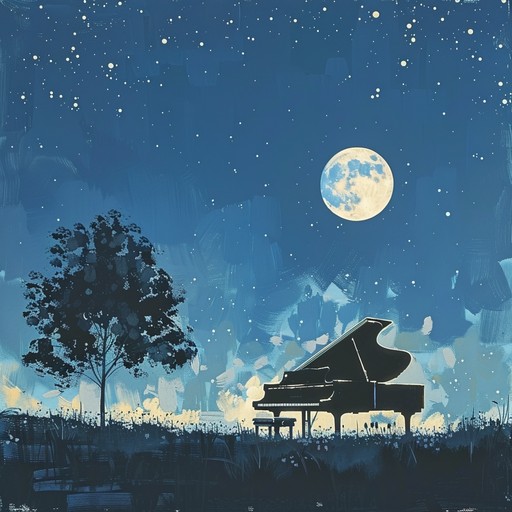 A soothing lullaby featuring a gentle piano melody complemented by soft strings, evoking a sense of tender melancholy and wistful reflections. Perfect for late night listening, it wraps the listener in a tranquil, emotional embrace, making it ideal for relaxation.