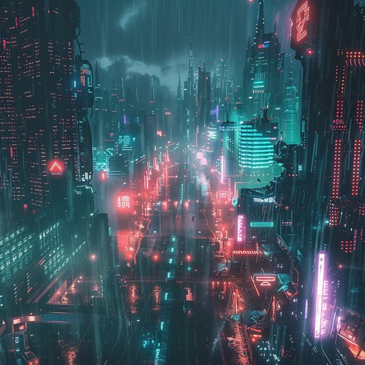 Immerse yourself in a surreal sonic landscape, where shimmering synths and pulsating rhythms echo the distant hum of a futuristic metropolis. The music evokes a sense of both wonder and melancholy, guiding you through a journey of discovery across neon lit streets and rain soaked alleys.