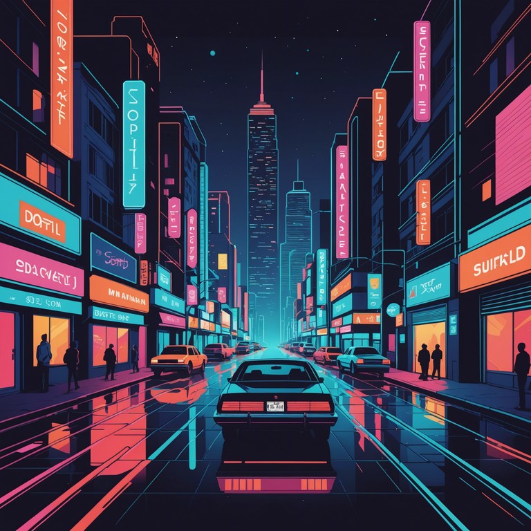 This track encapsulates the essence of a bustling urban nightlife through its vibrant and driving dancepop rhythms. Featuring an electric mixture of pulsating beats and cityscape sounds, it crafts an auditory journey through the heart of a metropolis alive with energy and dynamism.