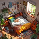 an invigorating track combining cozy bedroom feel with energy