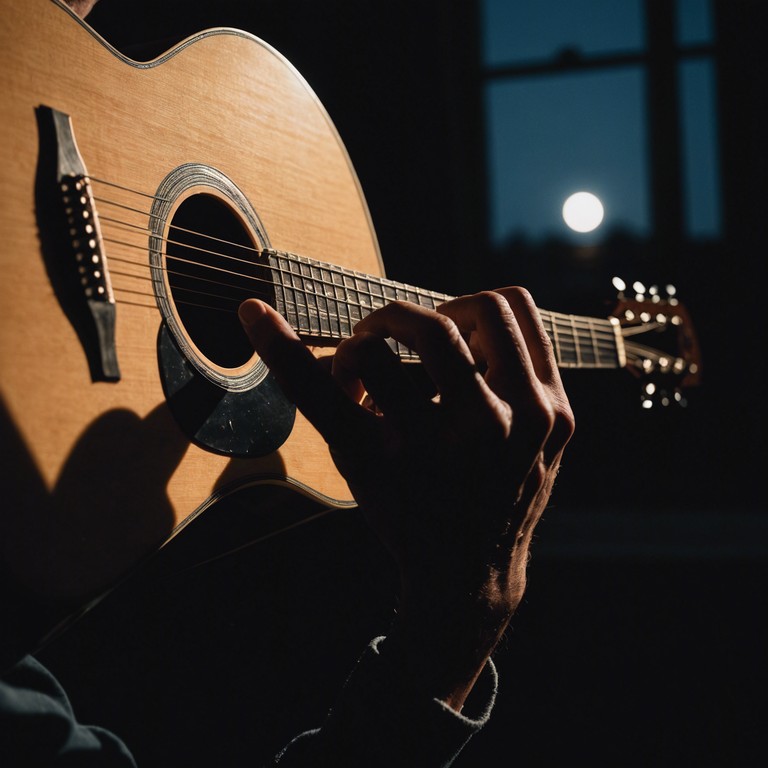 A single acoustic guitar carries the weight of whispered frustrations in a dark, quiet room, where each note sounds like a secret being reluctantly shared. This song embodies the complex dance between a serene ambience and a stormy heart.