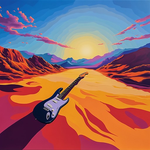 Fusion electric oasis integrates spices of the desert with electric pop rock, creating a magical blend of ancient and modern soundscapes. This track uses vivid guitar riffs and rhythmic patterns to take listeners on a cultural journey, celebrating the union of tradition and contemporary elements with an adventurous spirit.