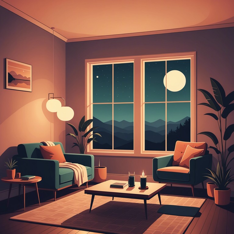 A soul stirring track that employs gentle saxophone melodies layered over light lounge beats, creating an atmosphere suitable for a tranquil night in or a reflective moment alone.