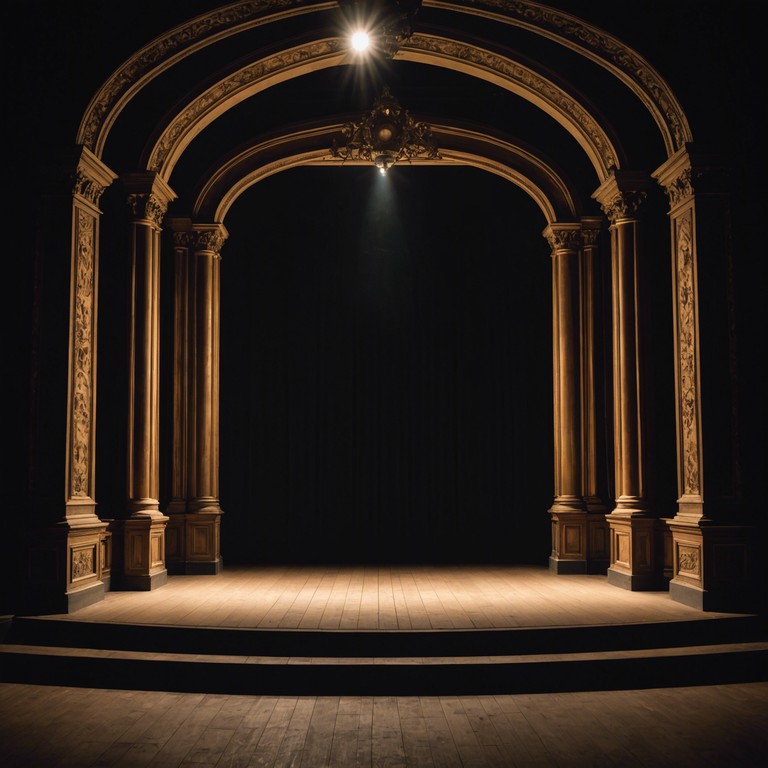 A haunting cabaret piece that envelops the listener into a surreal, almost victorian era theatre of emotional tempests and shadow plays. The music combines eerie accordion melodies with a dark theatricality, evoking images of clandestine meetings and whispered secrets in a deserted playhouse. The track progresses with increasing intensity, amplifying the feelings of isolation and mysterious allure.