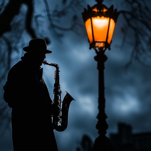 This instrumental piece features a classic swing rhythm paired with tense, suspenseful melodies. With an electrifying pace and jazzy flair, it feels like a midnight chase through dimly lit streets. Expect dramatic pauses and sudden crescendos as the music takes unexpected turns, perfect for creating a feeling of tension and urgency.