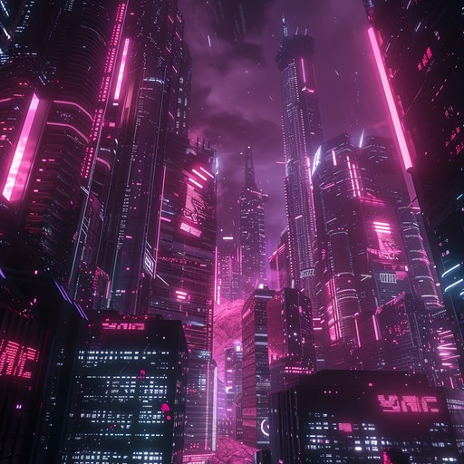 Elegant synthwave track with complex melodies and lush soundscapes, evoking a sense of futuristic sophistication and exploration through neon lit cityscapes. With a blend of arpeggiated synths, driving basslines, and shimmering pads, this instrumental composition creates an atmosphere of both nostalgia and forward thinking allure, perfect for a late night drive or an introspective digital escape.