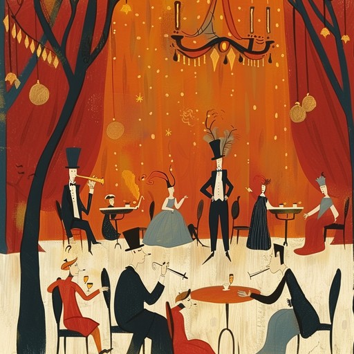 An exuberant cabaret instrumental led by a sprightly piano and complemented by buoyant woodwinds and light percussion. The piece brings a vintage yet timeless upbeat energy, fitting for stage performances and feel good interludes.