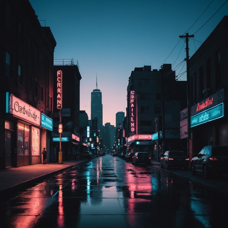 As the city awakens, this instrumental track embodies the rebirth and lively spirit of a neon signed city transitioning from night to day with melodic hooks and a rhythmic synth baseline.