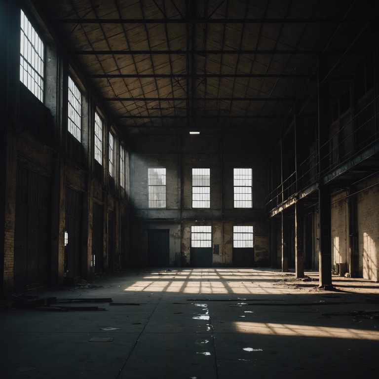 An ambient track that captures the essence of stillness and hidden activity within an abandoned industrial space, ‘whispers of the forgotten’ uses sparse electronic beats and eerie echoing effects to create a sense of haunting nostalgia and curiosity. As the track progresses, the soundscape grows with subtle layers, mimicking the quiet rustling of forgotten memories and ghostly presence that may linger in such places.