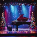 an instrumental capturing broadway's festive and vibrant holiday spirit