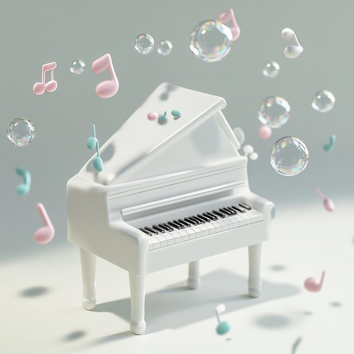 A cheerful instrumental jingle featuring toy piano and playful percussion, evoking the whimsical joy of childhood imagination with a catchy, upbeat melody.