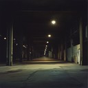 eerie uk garage rhythms permeate the silent, deserted urban landscape.