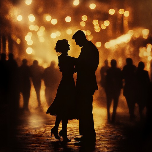 This instrumental piece blends romantic latin jazz with a soothing yet passionate nighttime ambiance. Smooth basslines, sultry piano melodies, and a rhythmic tango beat evoke a sense of longing and intimate dance under the stars.