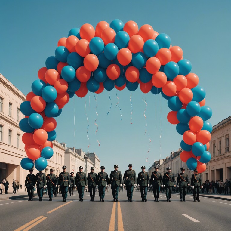 Emphasizing the joy and relief of victorious soldiers returning, this instrumental increases in volume and intensity, capturing the emotion and significance of a homecoming parade.