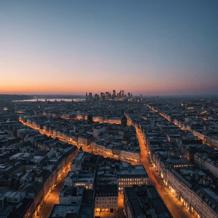 Imagine a serene evening where shadows play gracefully across a softly lit cityscape. The music is the soundtrack to this scene, with a mesmerizing guitar guiding the journey through a reflective, yet spirited night.