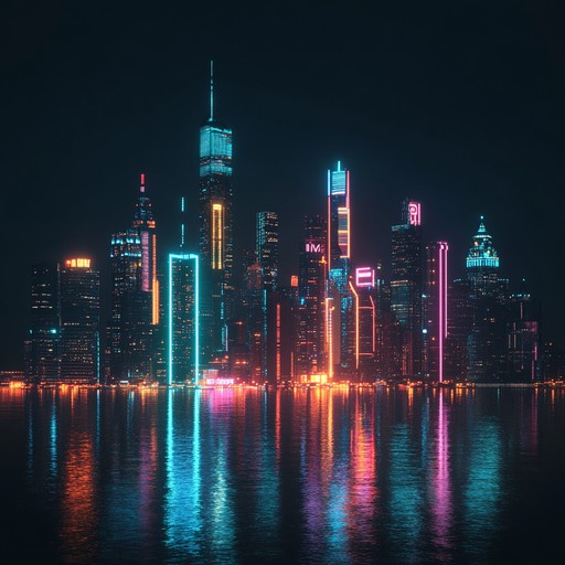 An upbeat instrumental track that captures the essence of the new wave era, blending bright synth melodies with pulsating rhythms to evoke the excitement of neon lit city nights.