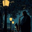 a gentle uk swing instrumental featuring soulful saxophone melodies