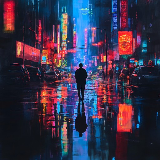 A deep and reflective edm track that journeys through neon lit cityscapes, with melancholic synths and dreamlike beats capturing the essence of lost love and longing.